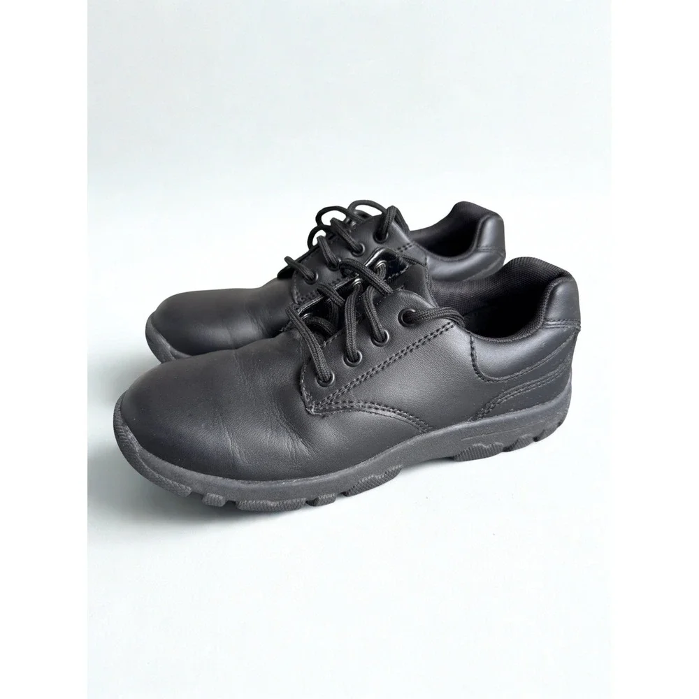 Hush Puppies Boys‎ Chad Oxford Uniform School Black Lace up Leather Upper 13.5